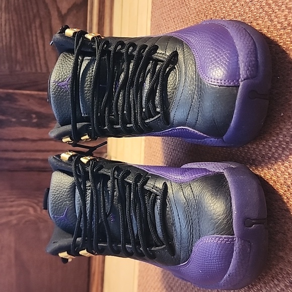 Air Jordan Field 12 Black and Purple Size 9.5 - Picture 3 of 13